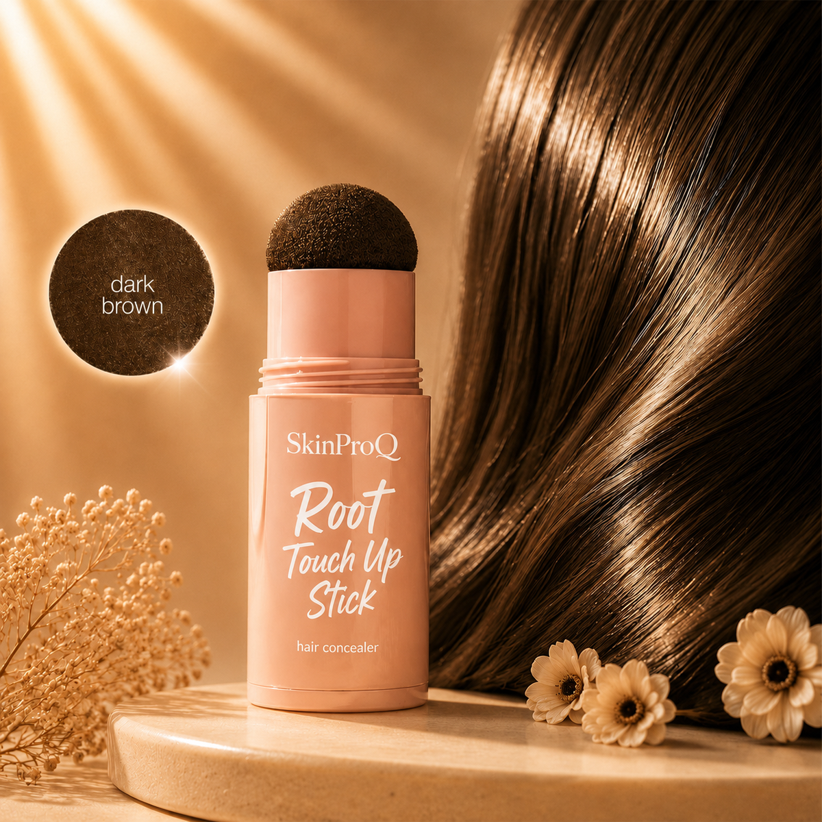 🌱Root Touch-Up Stick – Instant Gray & Scalp Coverage🌱