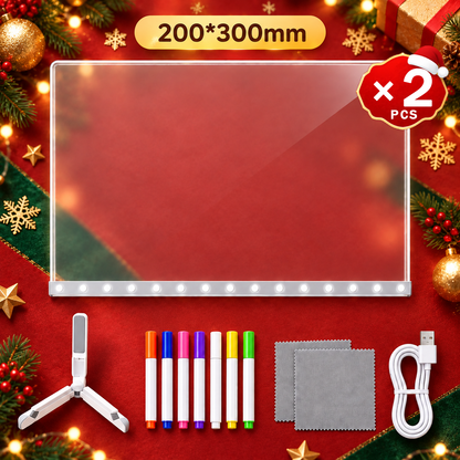 ⏳ Last day to save 50% – 🎄✨LED Light-Up Drawing Board for Kids🎨