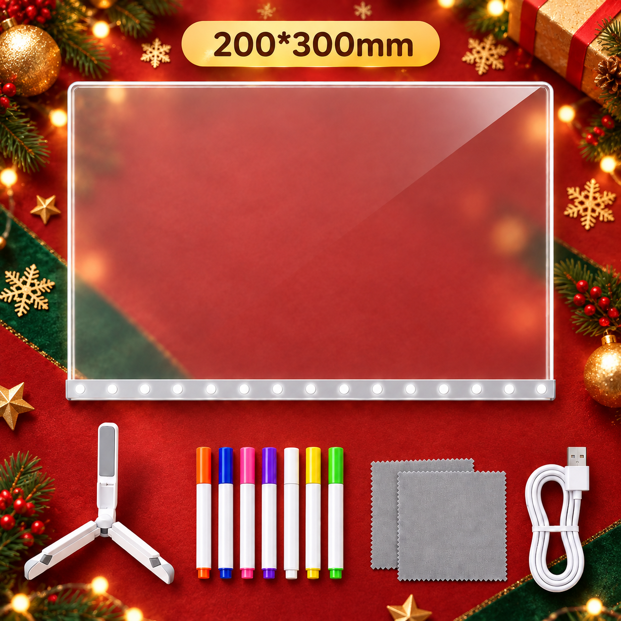 ✨Buy 1💖200×300mm LED Drawing Board💖