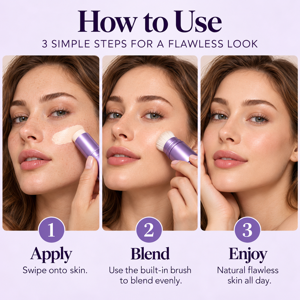 ⏳ Last day to save 63%🔥🔥🔥Color Changing Foundation Stick✨✨✨