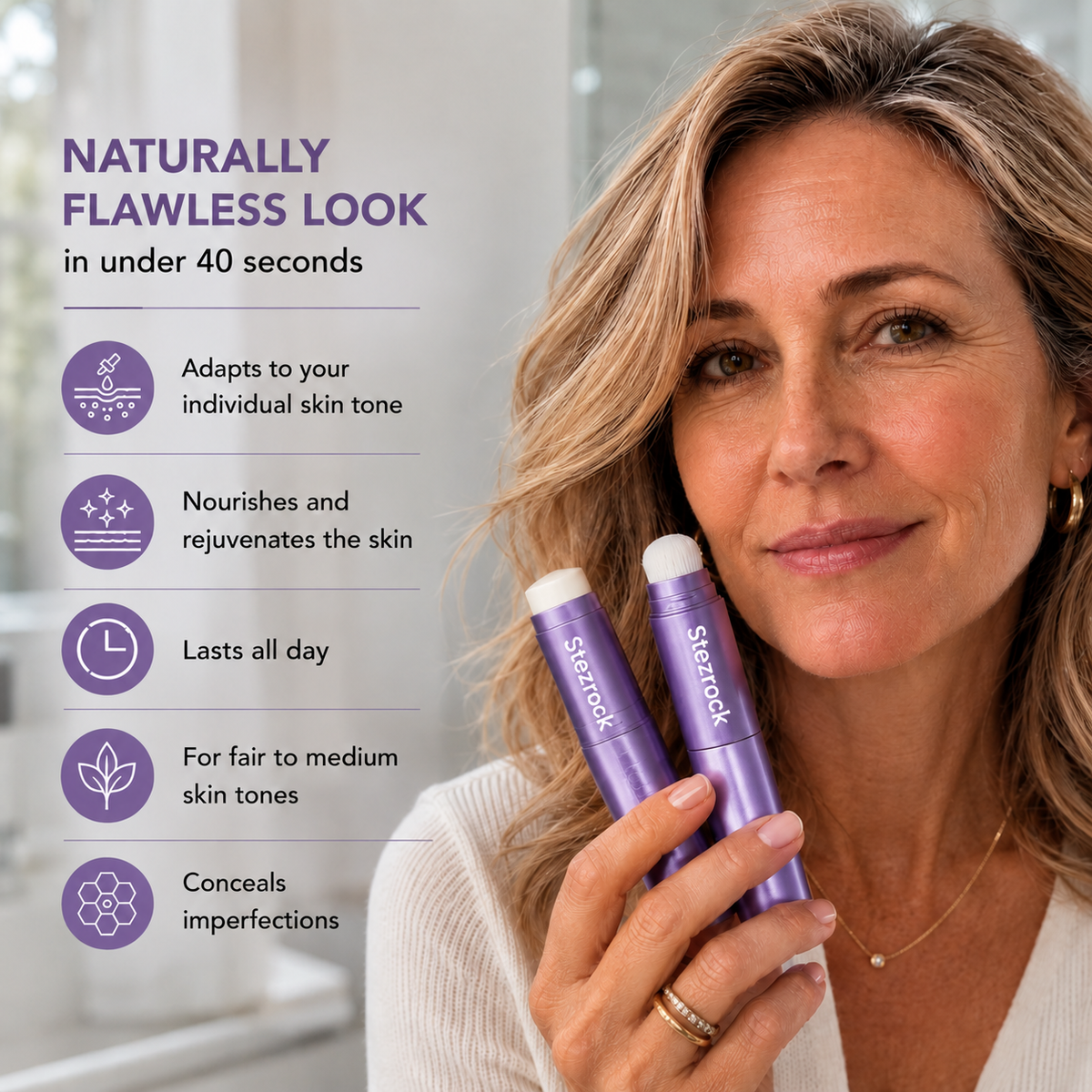 💖Trusted-by-over-80-000-women💖 The stick that makes mature skin glow again