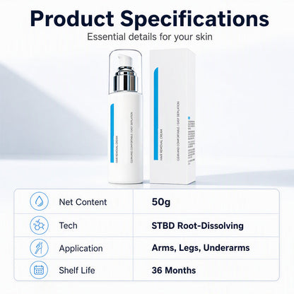 🎉60% Off! ✨Fresh & Cool Hair Removal Cream for Sensitive Skin